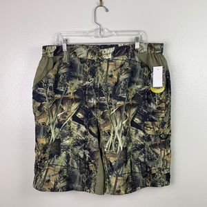 NWT Fishouflage | Performance Anglers Short Bass Moss 2XL